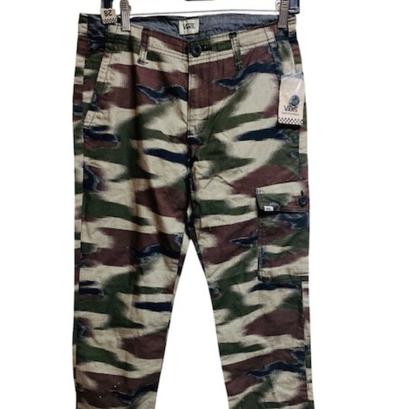 Vans Bellwood Camo Pants Mens 28 NWT - Picture 1 of 7